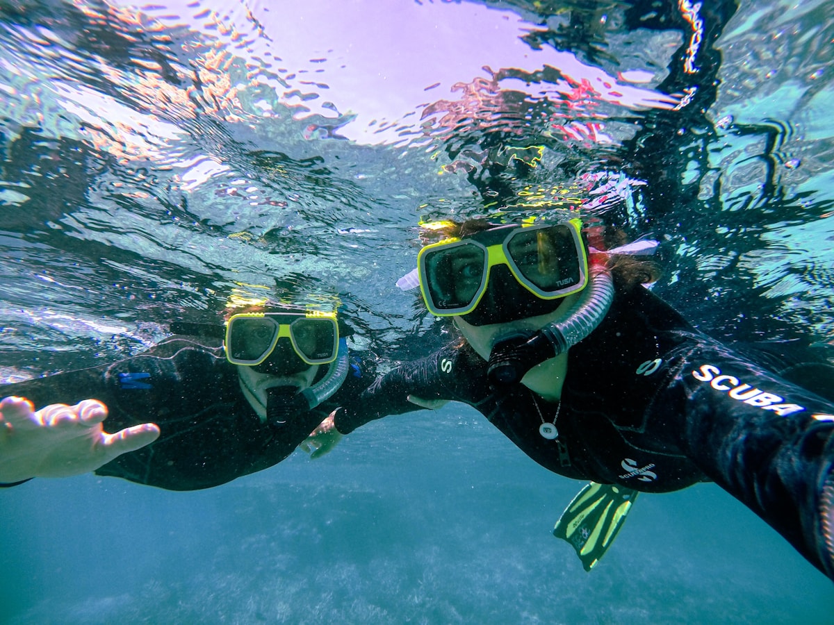 Snorkelling on the outer Great Barrier Reef from Cairns