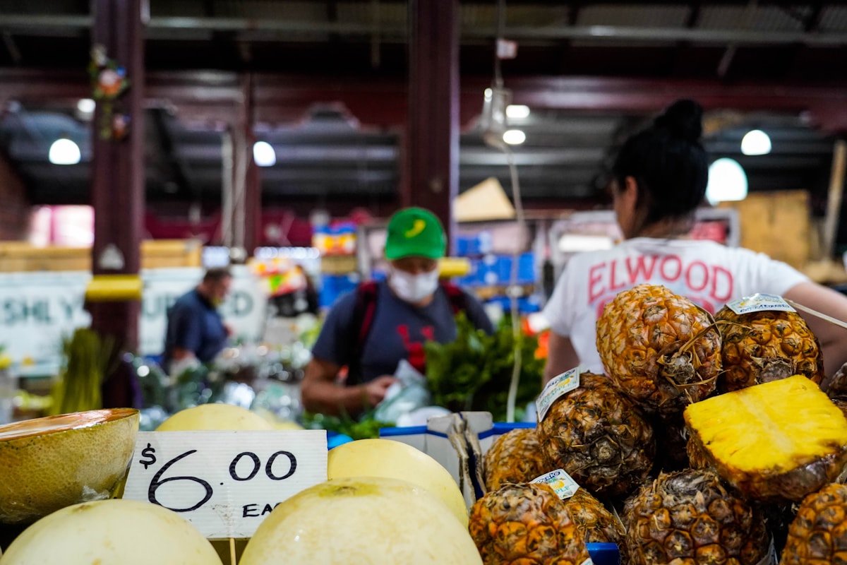 Tropical fruit at Rusty's Markets Cairns