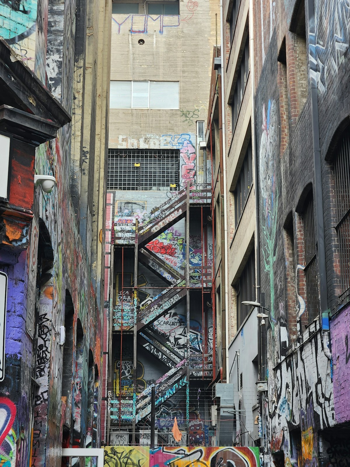 Wolf Lane graffiti laneway in Cairns CBD