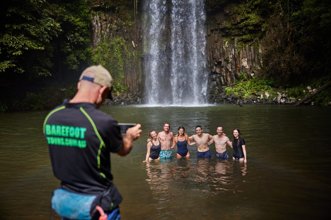 Millaa Millaa Falls waterfall swim