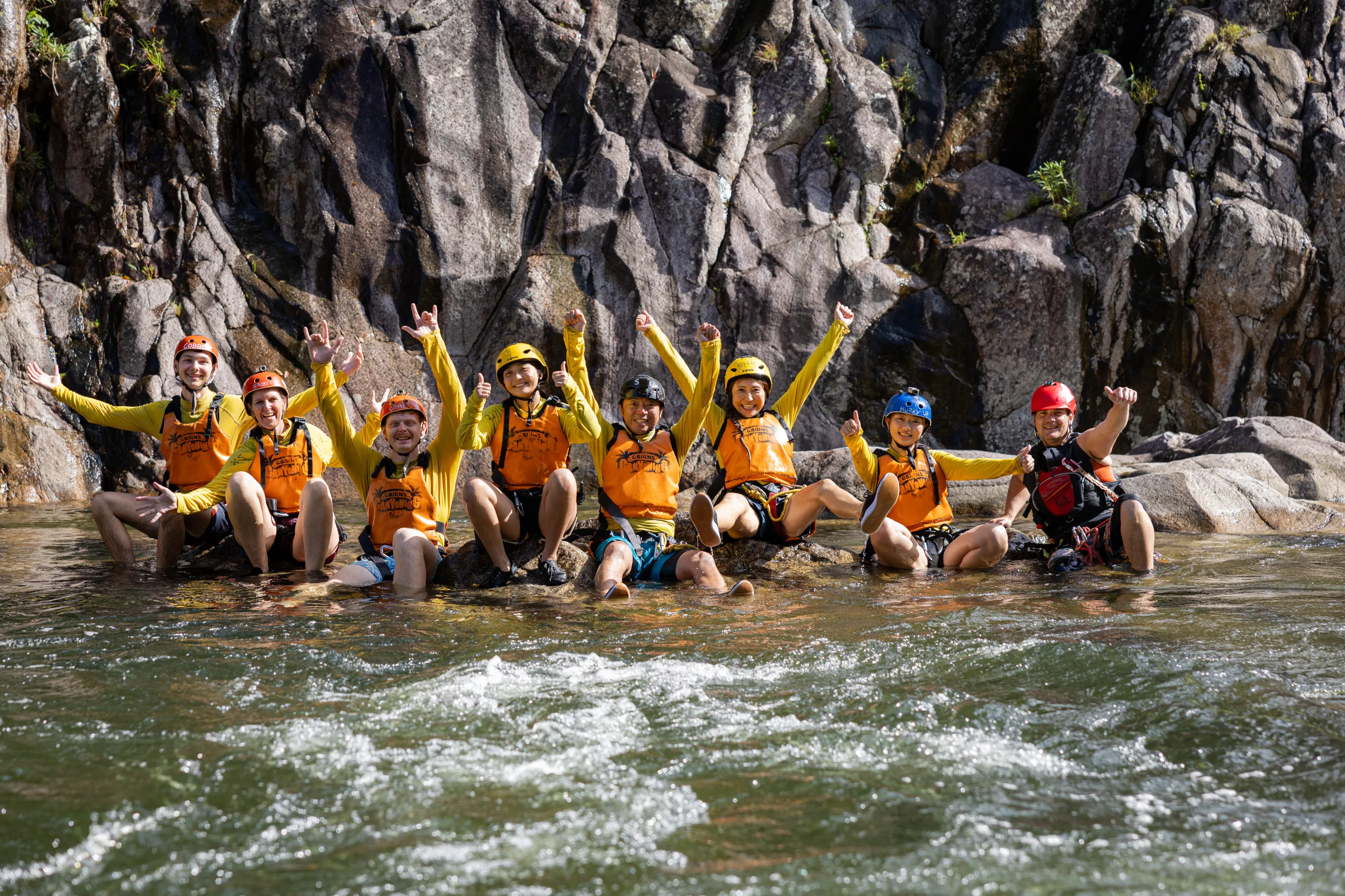 Canyoning in Behana Gorge near Cairns