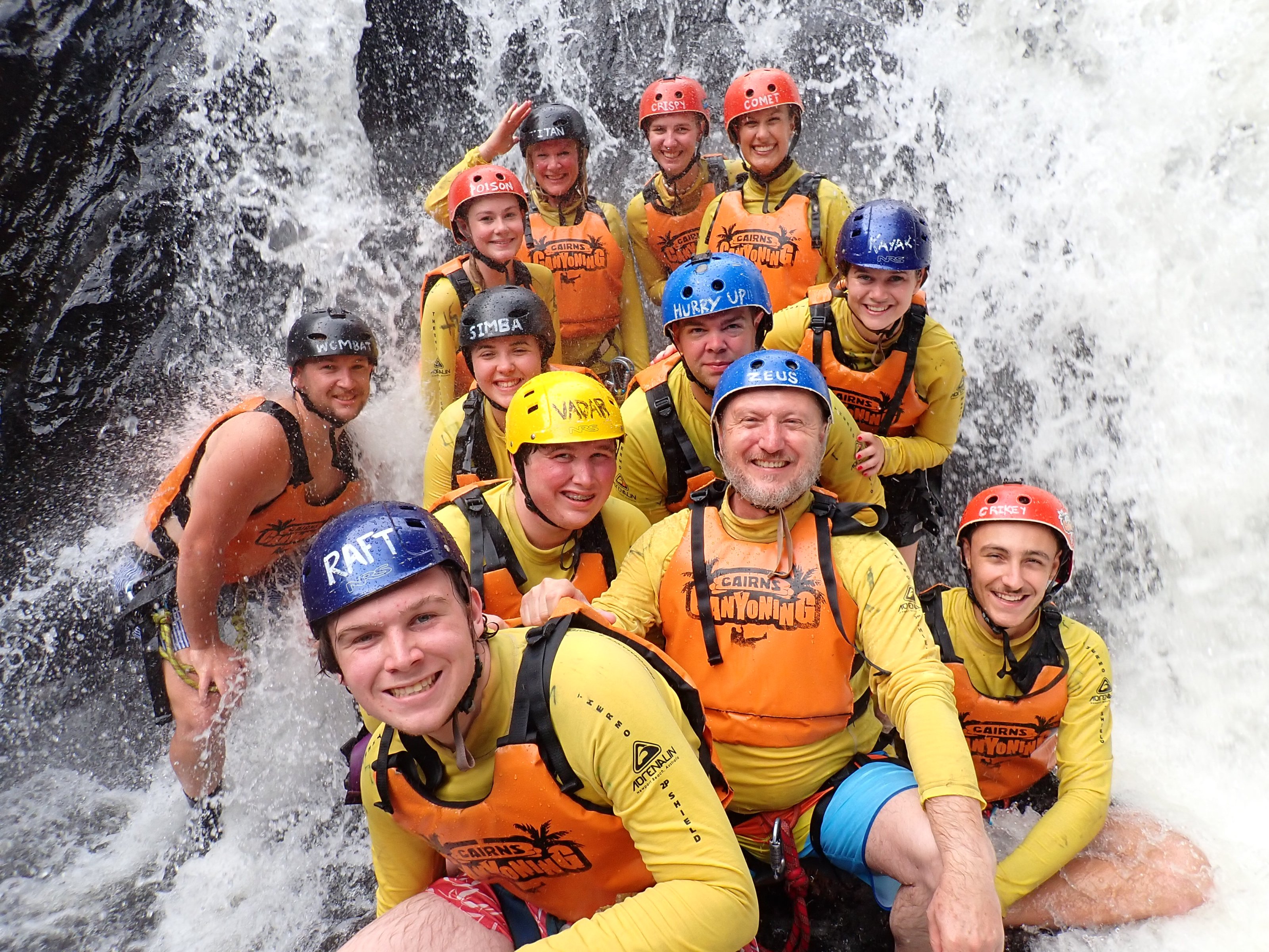 Canyoning in Behana Gorge near Cairns