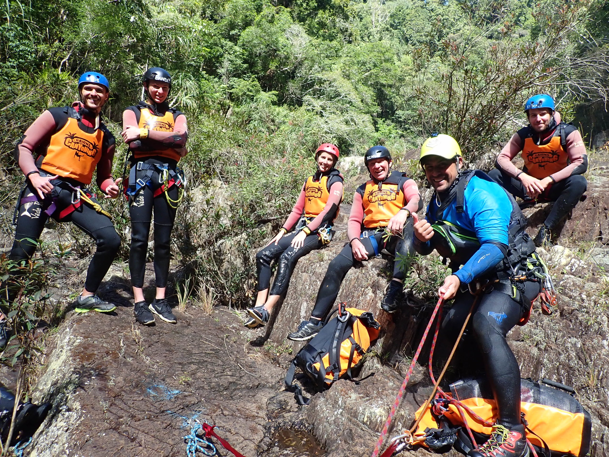 Canyoning in Behana Gorge near Cairns