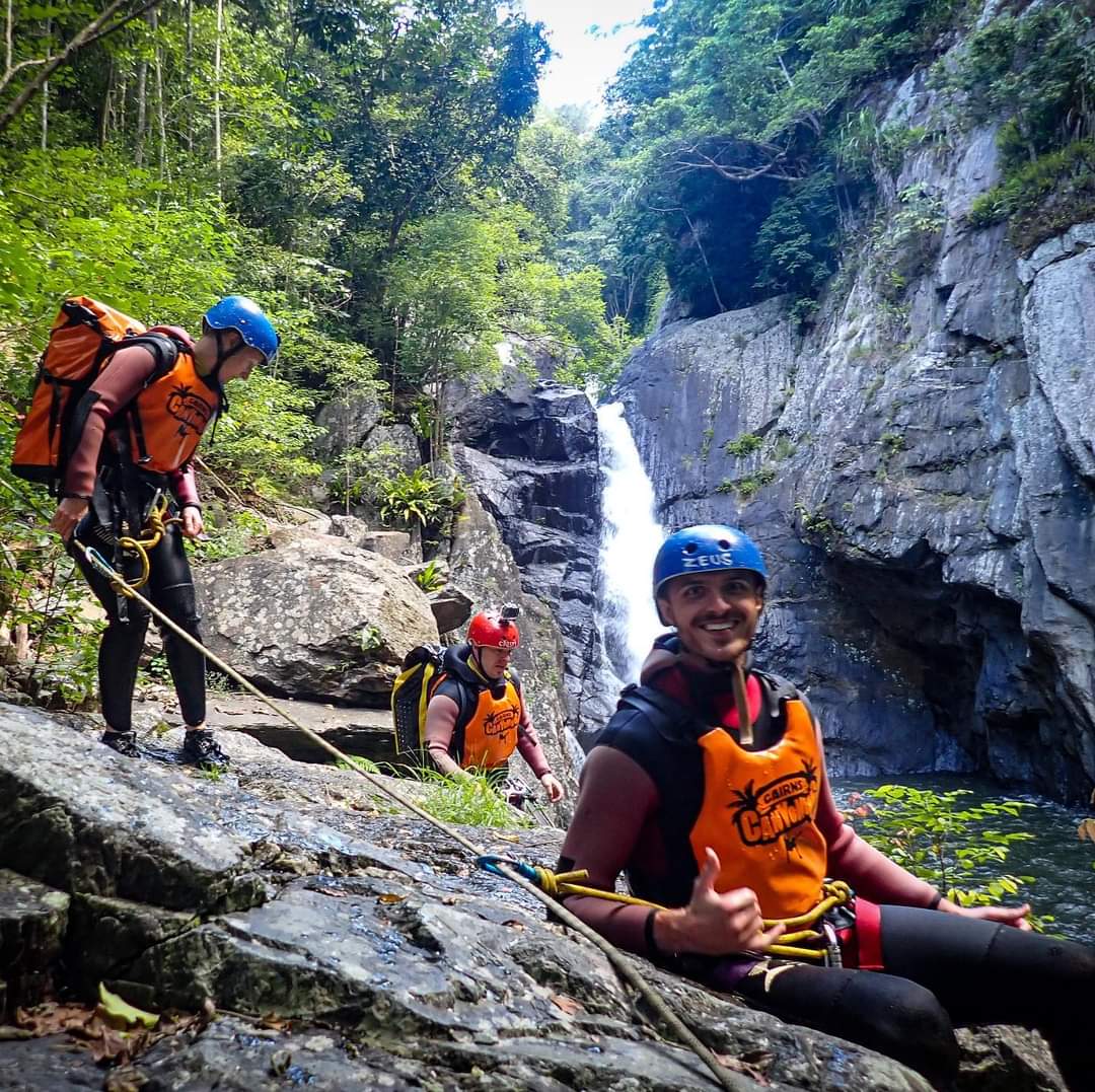 Canyoning in Behana Gorge near Cairns