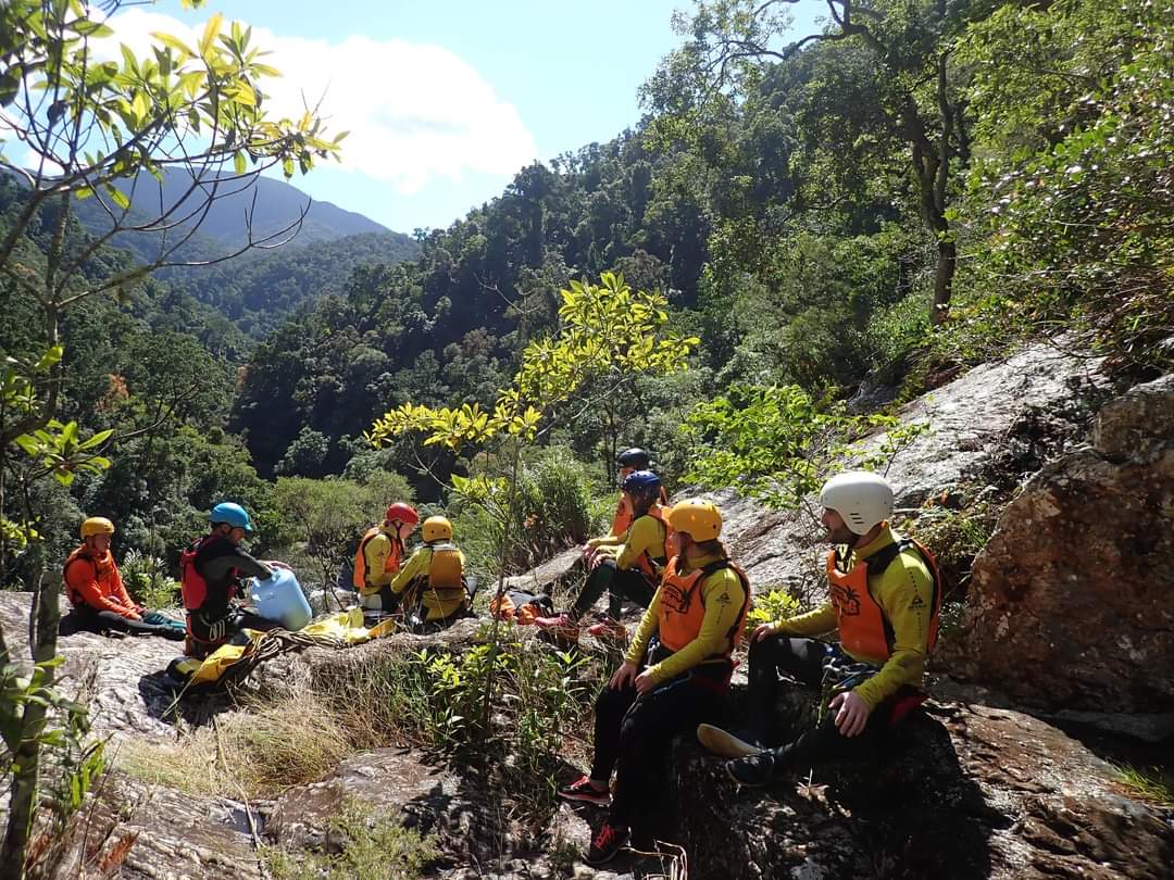Canyoning in Behana Gorge near Cairns