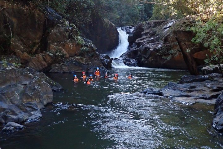 Canyoning in Behana Gorge near Cairns