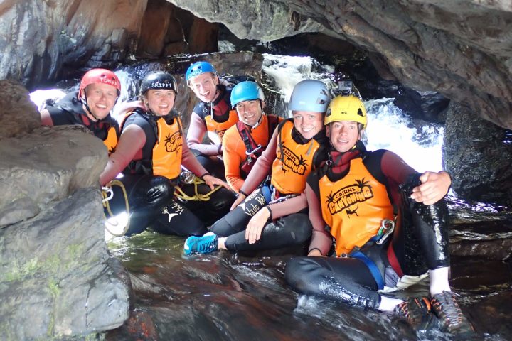 Canyoning in Behana Gorge near Cairns