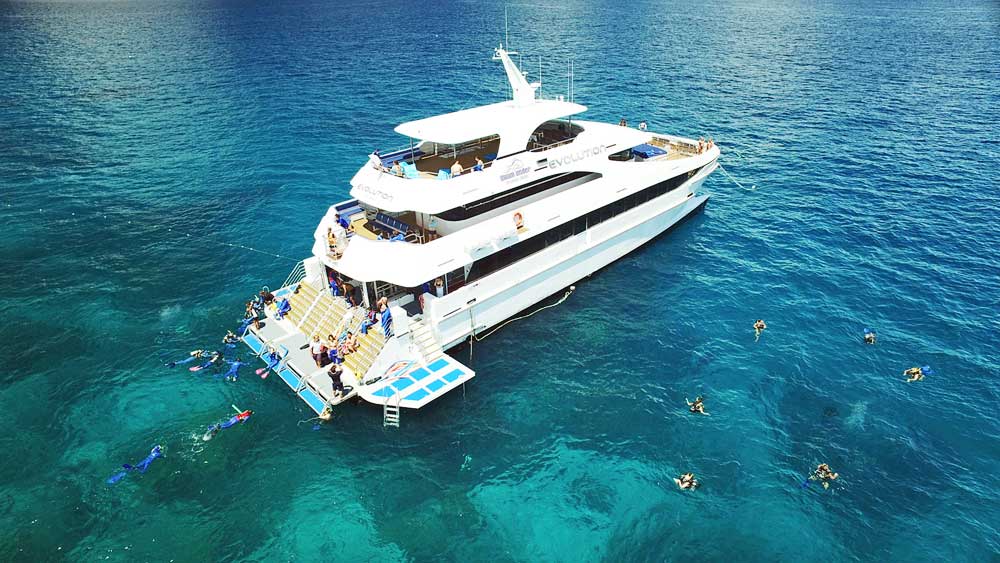 Evolution superyacht Cairns