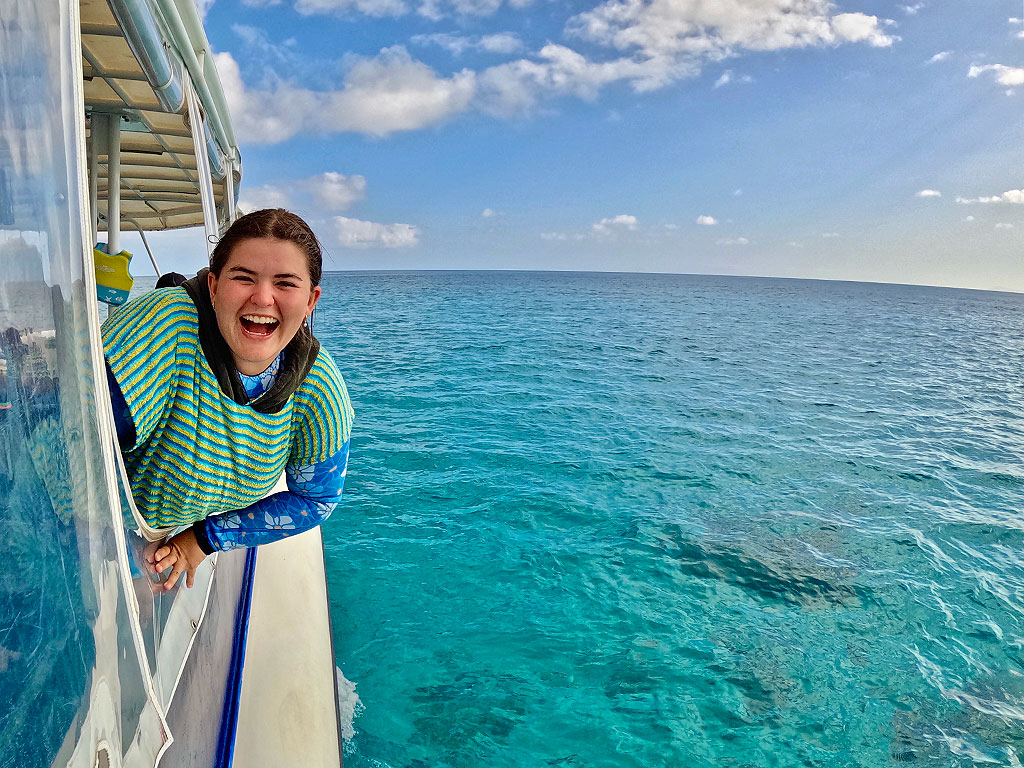 Reef Adventures crew on board