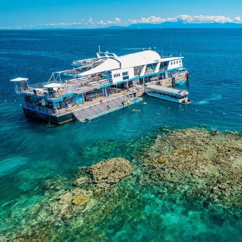 Reef Magic pontoon at the reef