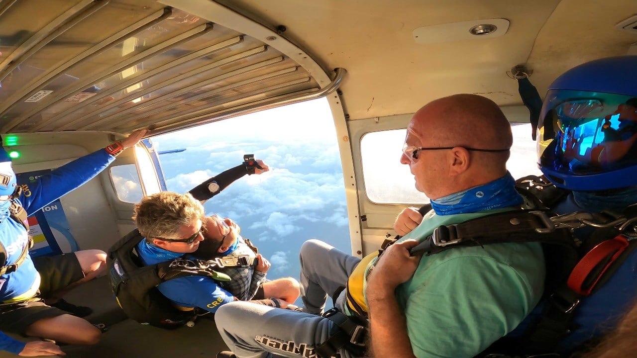 Tandem skydive over Cairns