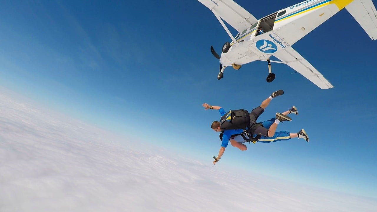 Tandem skydive over Cairns
