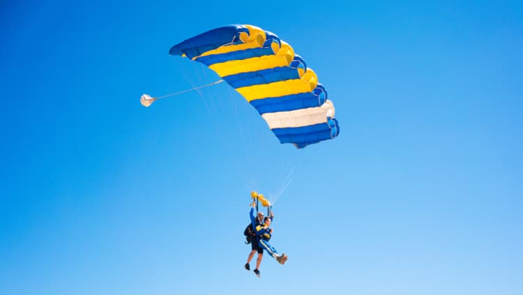 Tandem skydive over Cairns
