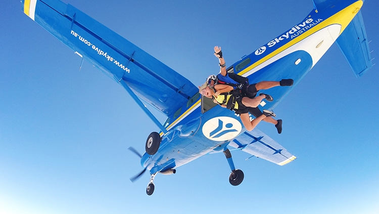 Tandem skydive over Cairns