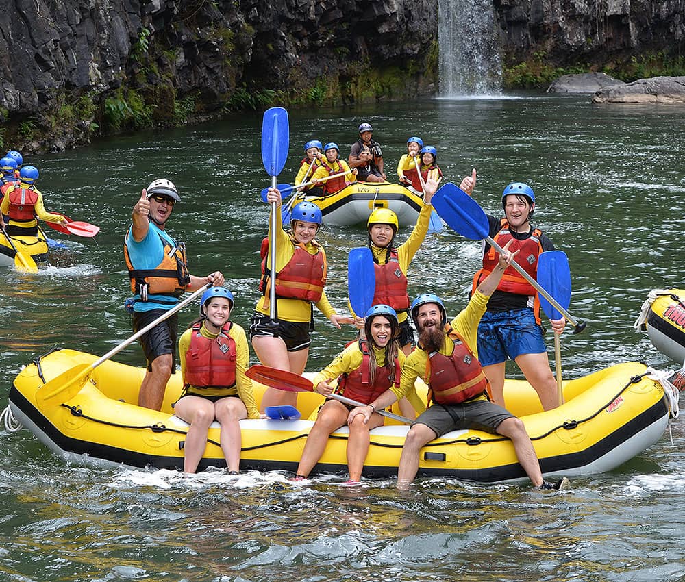 White-water rafting on the Tully River