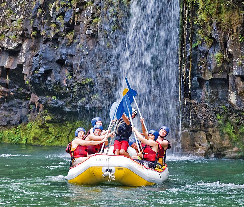 White-water rafting on the Tully River