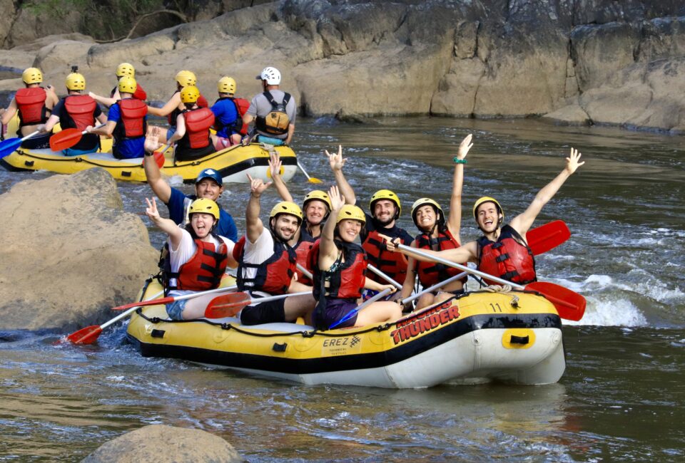 White-water rafting on the Tully River